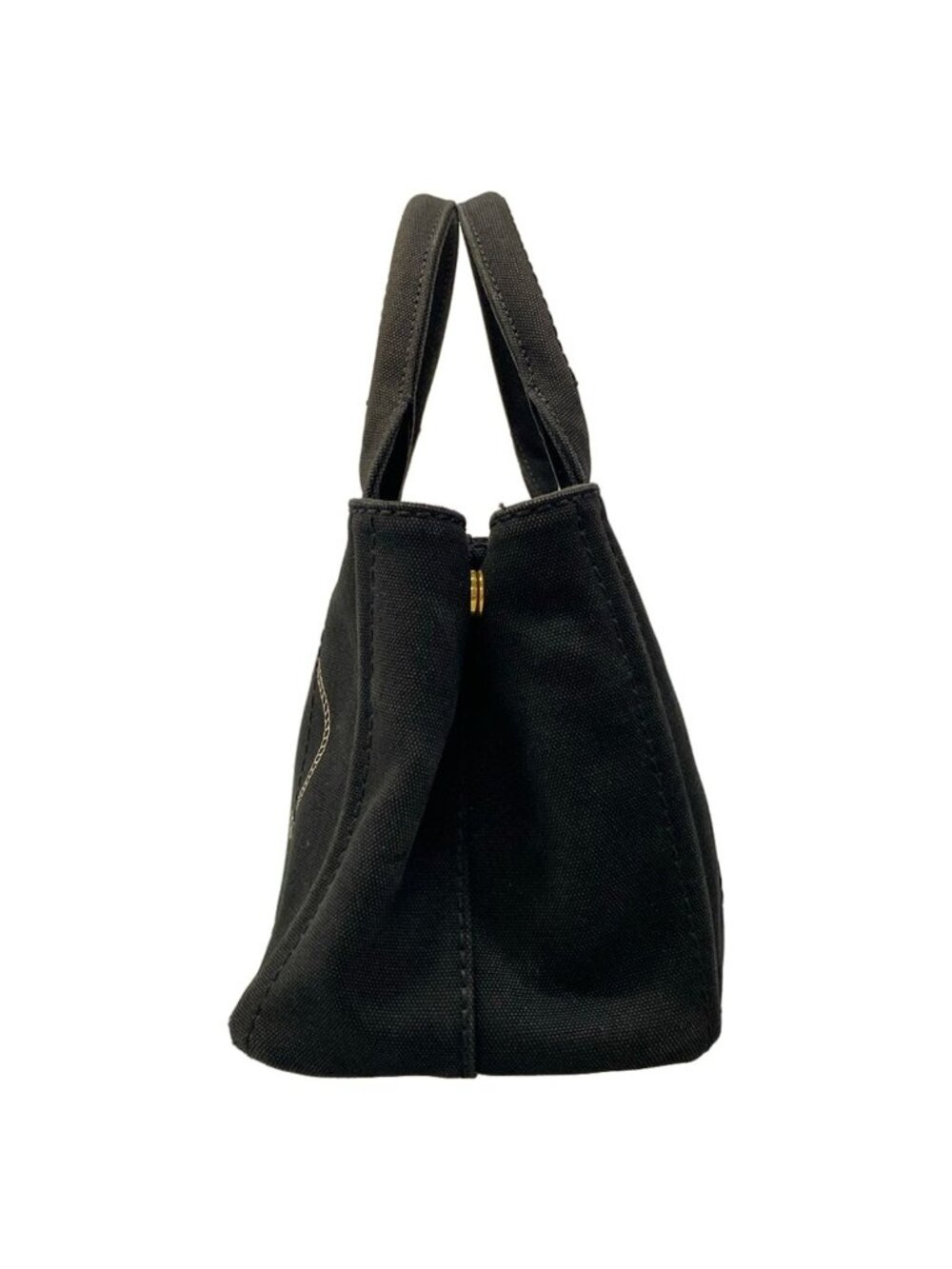 Prada Tote Canapa Black - Picture 4 of 12